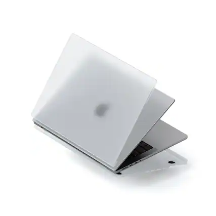 Front. Satechi - Eco-Hardshell Case For MacBook Pro - Clear.