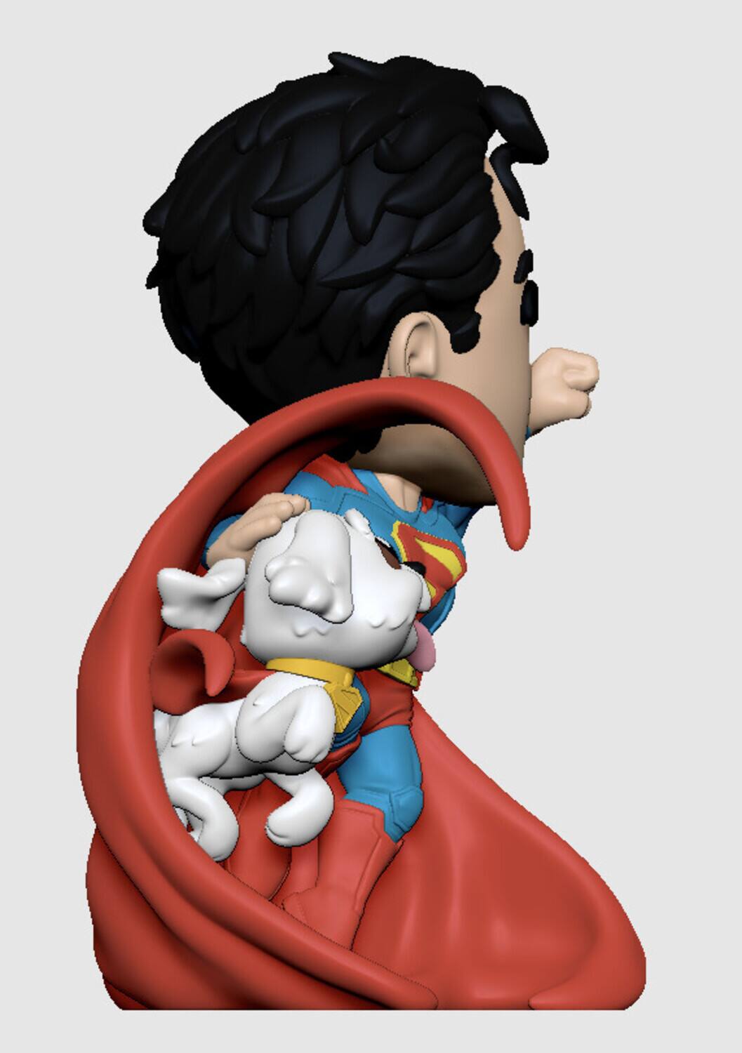 Alt View 1. Youtooz - Youtooz - DC Comics - Superman and Krypto Figure   - COLLECTIBLES - Multicolor.