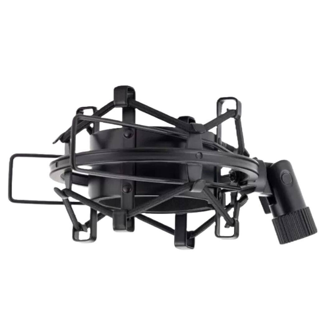 Left. On Stage Stands - On-Stage MY430Shock Mount for Studio Mics (55 mm-60 mm).