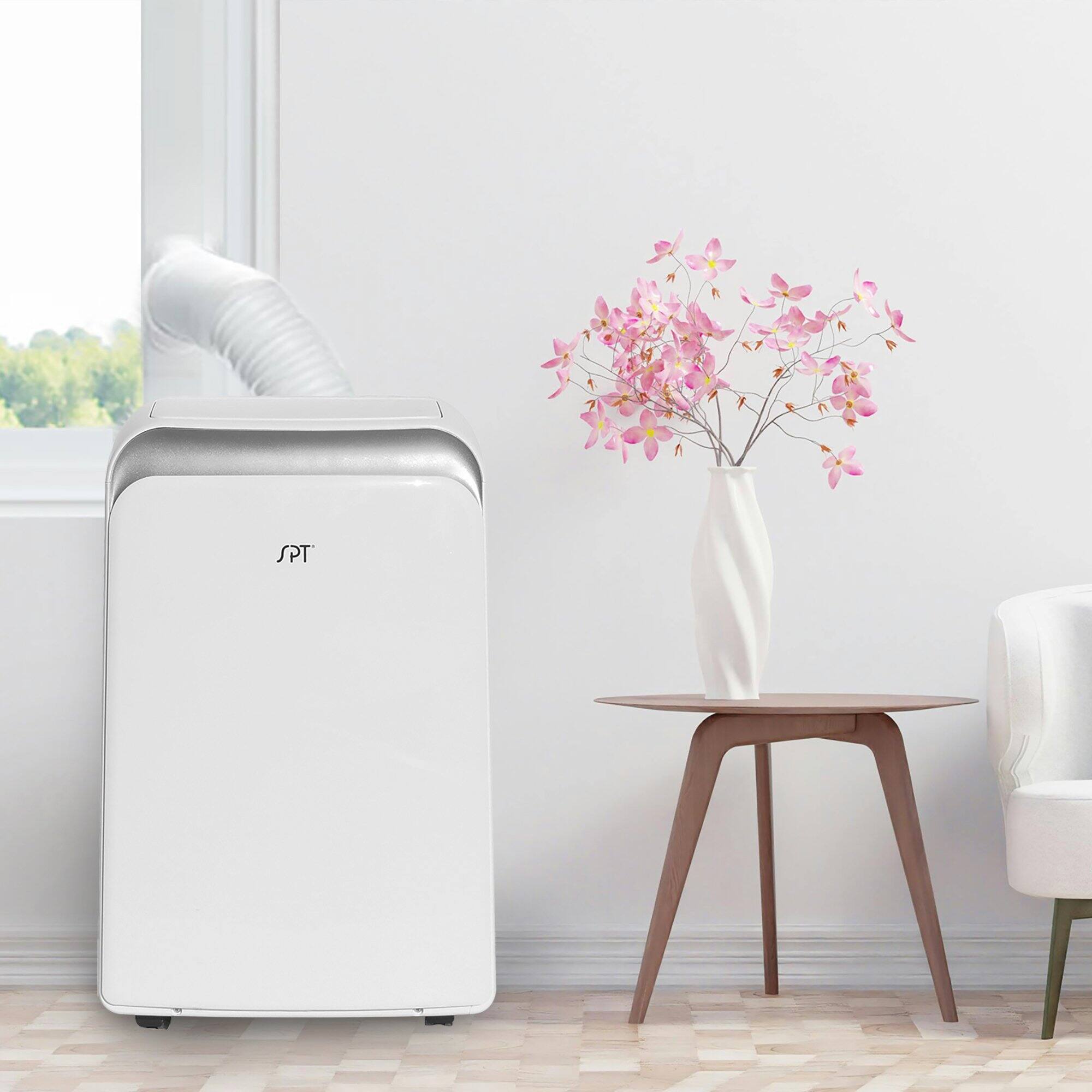 Alt View 1. SPT - 12,000 BTU Portable Air Conditioner – Cooling only - White.