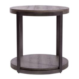 Liberty Furniture Industries - Modern View Round End Table in Gauntlet - Gray