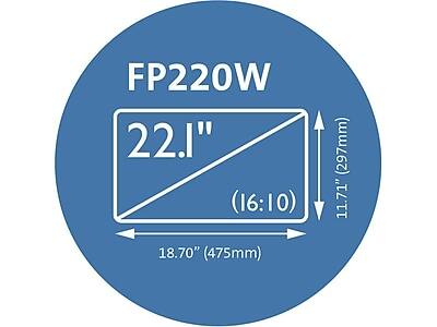 FP220W  
22.1" (16:10)  
18.70" (475mm)  
11.71" (297mm)