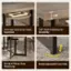 I. 1.18" Thick Tabletop for Durability
II. 2 Storage Shelves for Table Essentials
III. Sturdy & Heavy-Duty Metal Legs
IV. Stable Adjustable Foot Pads