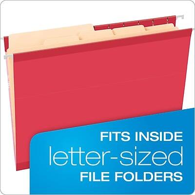 FITS INSIDE letter-sized FILE FOLDERS