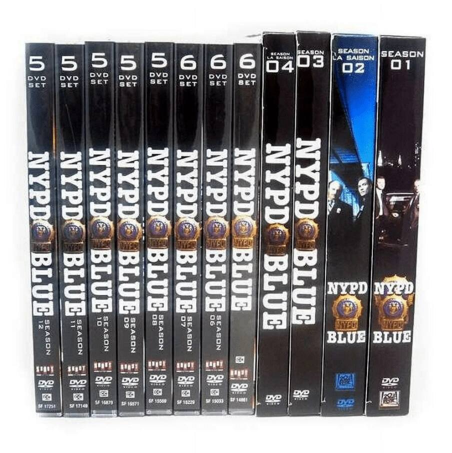 Left. NYPD Blue: The Complete Series Seasons 1-12 DVD Set.