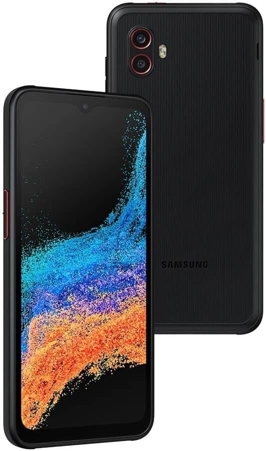 Front. Samsung - Galaxy Xcover6 Pro G736U (Fully Unlocked) 128GB - Black.