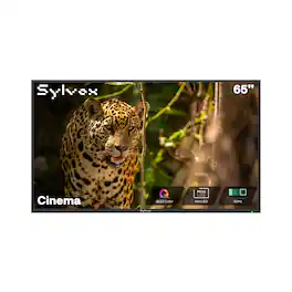 Sylvox - 65" Cinema Series Helio QLED 4K 2000Nit 120Hz IP56 Waterproof Smart Google Full Sun Outdoor TV