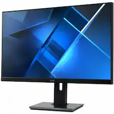 Front. Acer - Acer Vero B277U G 27" Class LCD Monitor - 16:9 - Black - 27" Viewable - 350 Nit - 4 ms - Speakers - HDMI - DisplayPort - Black.