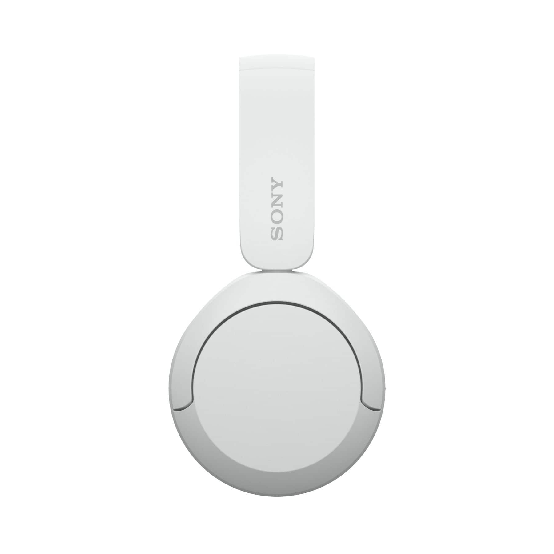 Left. Sony - WH-CH520 Wireless Headphone with Microphone - White.