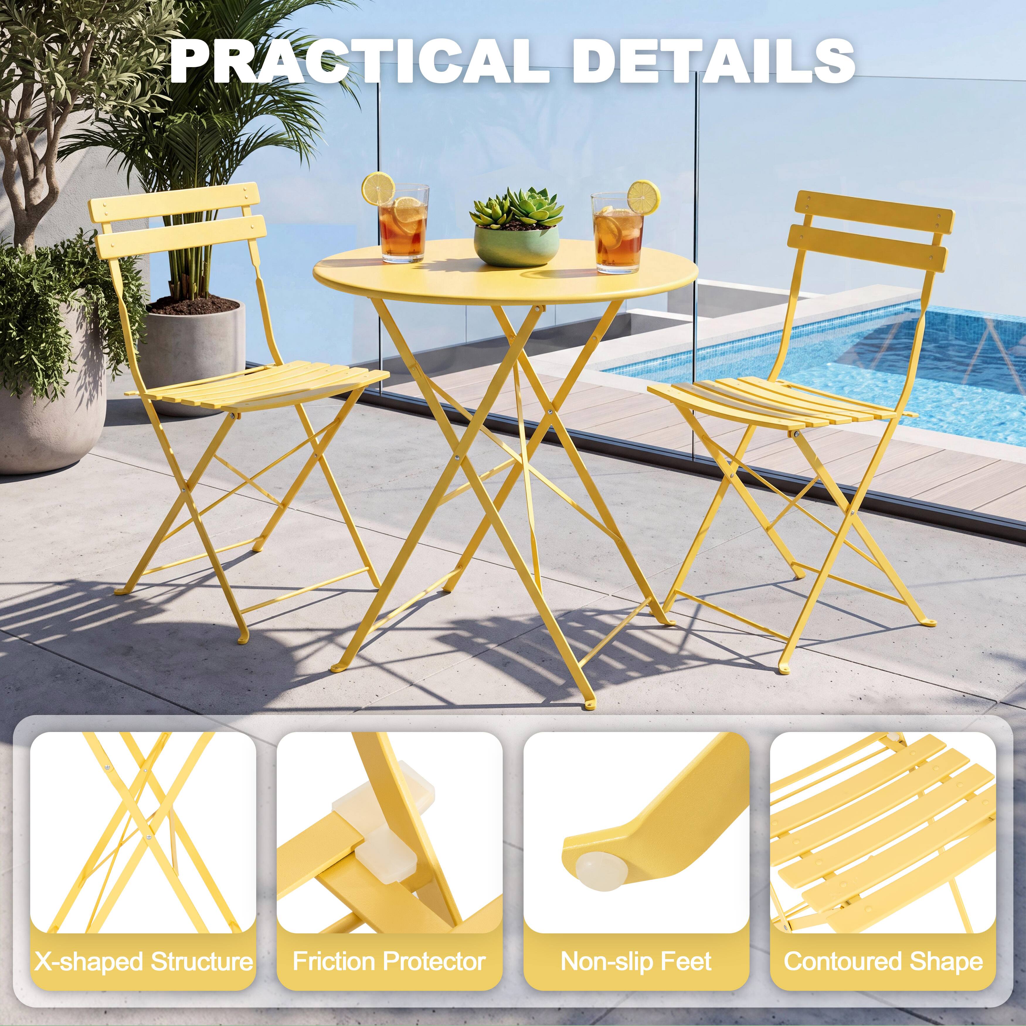 PRACTICAL DETAILS  
- X-shaped Structure  
- Friction Protector  
- Non-slip Feet  
- Contoured Shape