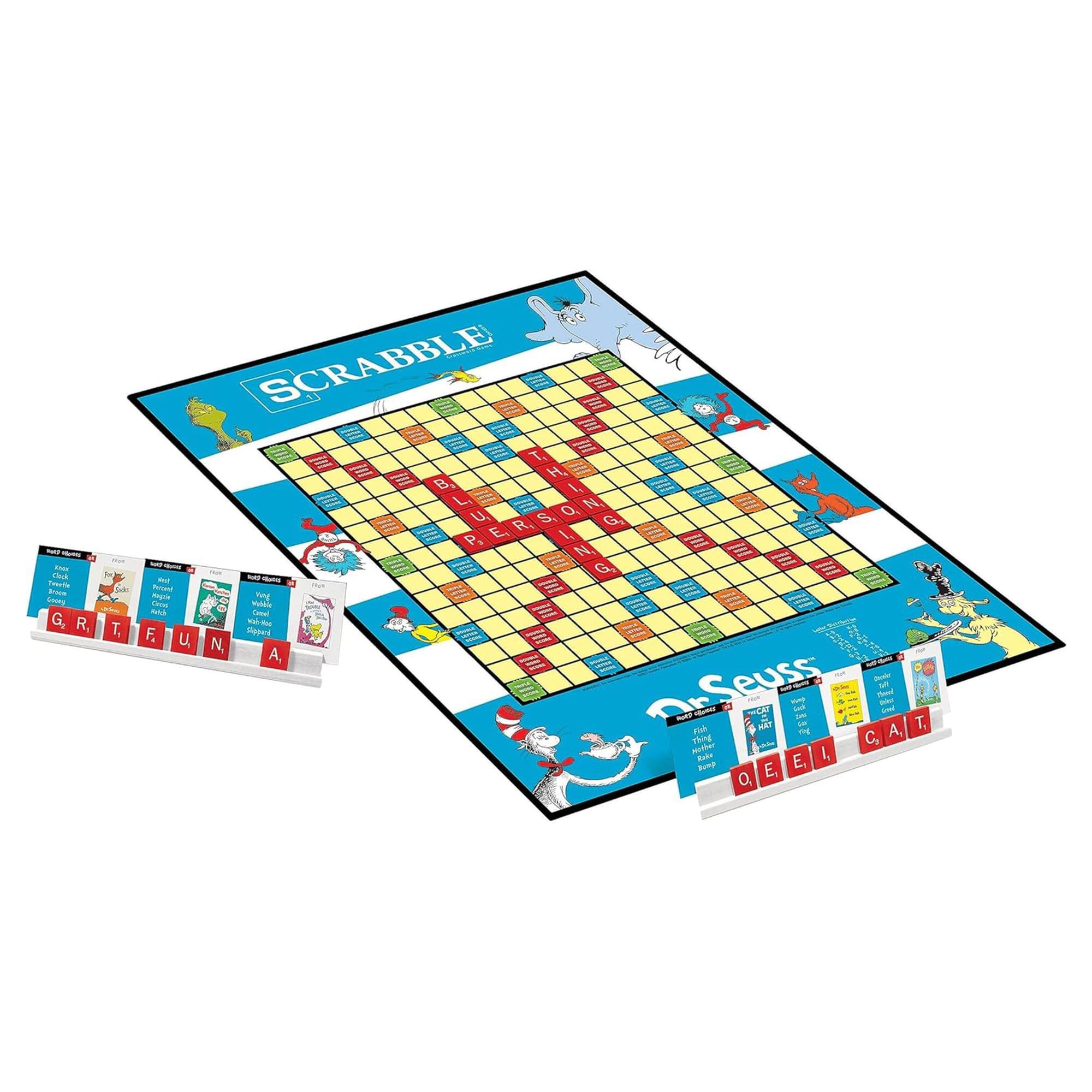 SCRABBLE  
Dr. Seuss  
GREAT FUN  
CAT