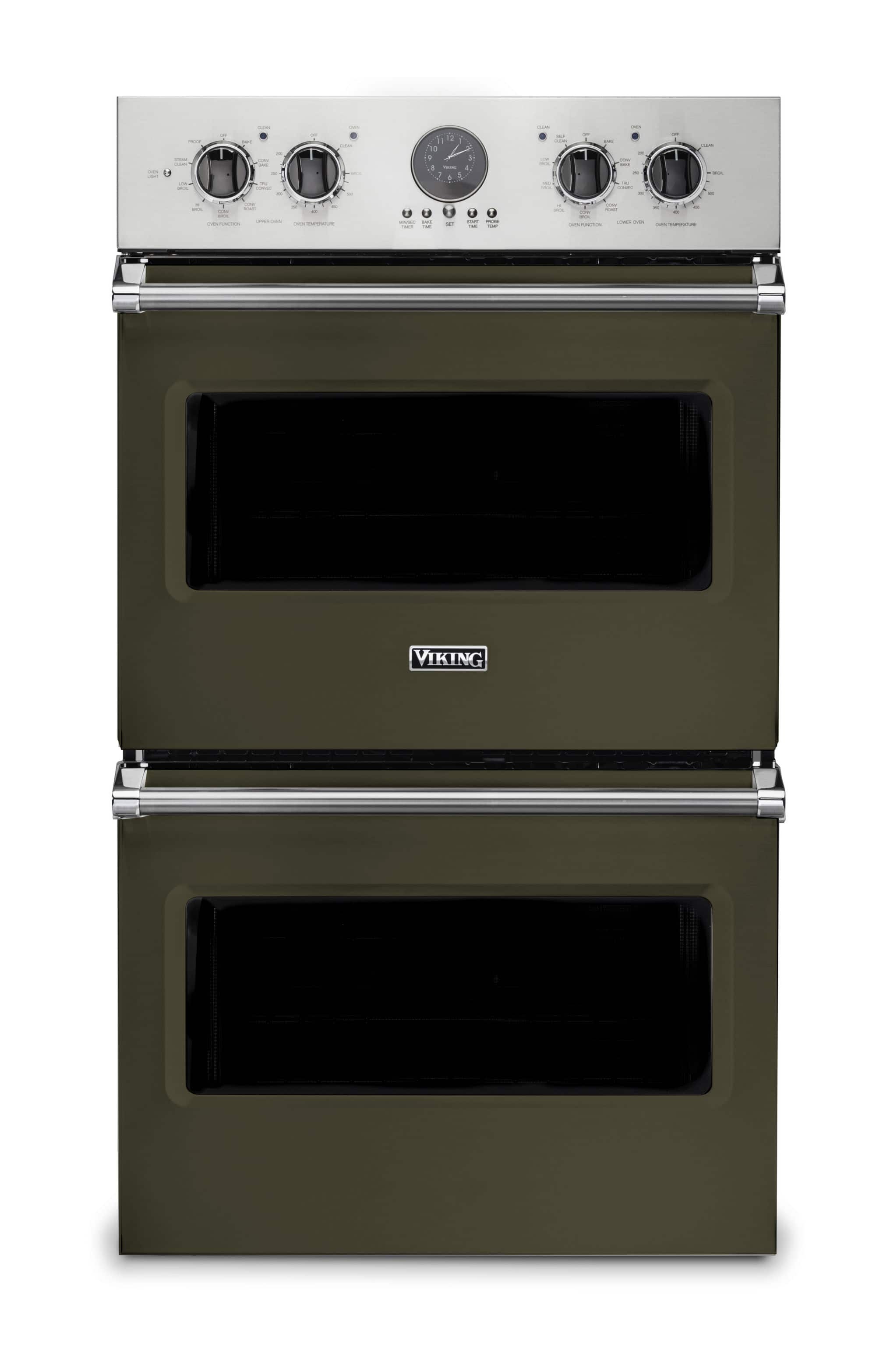 30" Viking Professional 5 Series Built-In Double Electric Convection Wall Oven - Martini - Front_Zoom