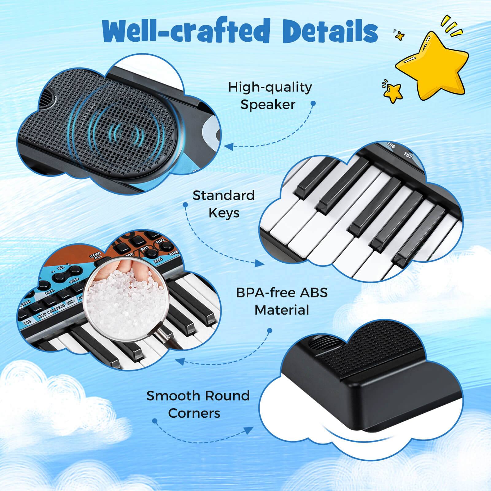 Well-crafted Details

- High-quality Speaker
- Standard Keys
- BPA-free ABS Material
- Smooth Round Corners