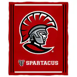 Vive La Fete - University of Tampa Spartans 36'' x 48'' Children's Mascot Plush Blanket - Multicolor