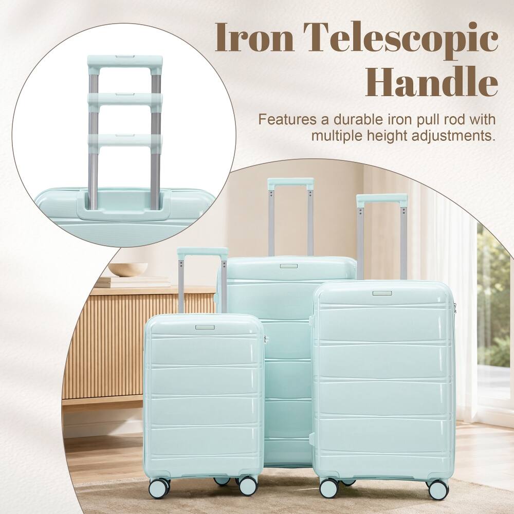 Iron Telescopic Handle  
Features a durable iron pull rod with multiple height adjustments.