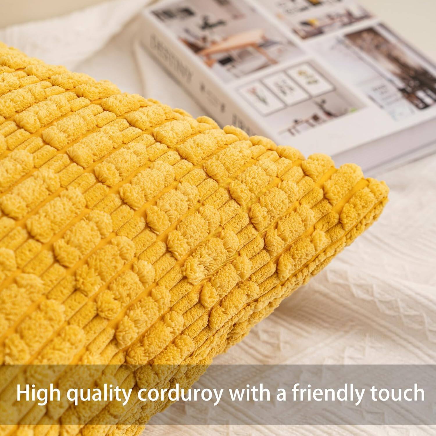 High quality corduroy with a friendly touch