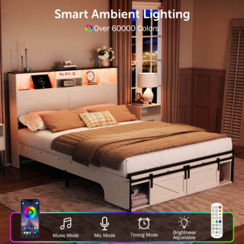 Smart Ambient Lighting  
Over 60000 Colors  

- Music Mode  
- Mic Mode  
- Timing Mode  
- Brightness Adjustable