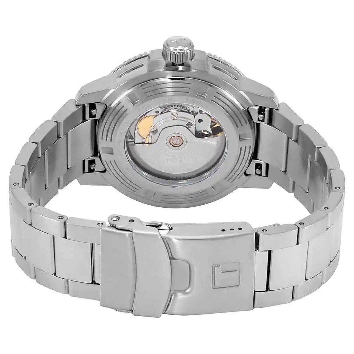 Back. Tissot - Seastar 1000 Professional Powermatic 80 Blue Dial Diver's T120.407.11.041.03 T1204071104103 300M Men's Watch - Blue.