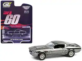1967 Ford Mustang "Eleanor" Silver Chrome Edition "Gone in Sixty Seconds" (2000) Movie 1/64 Model Car by Greenlight