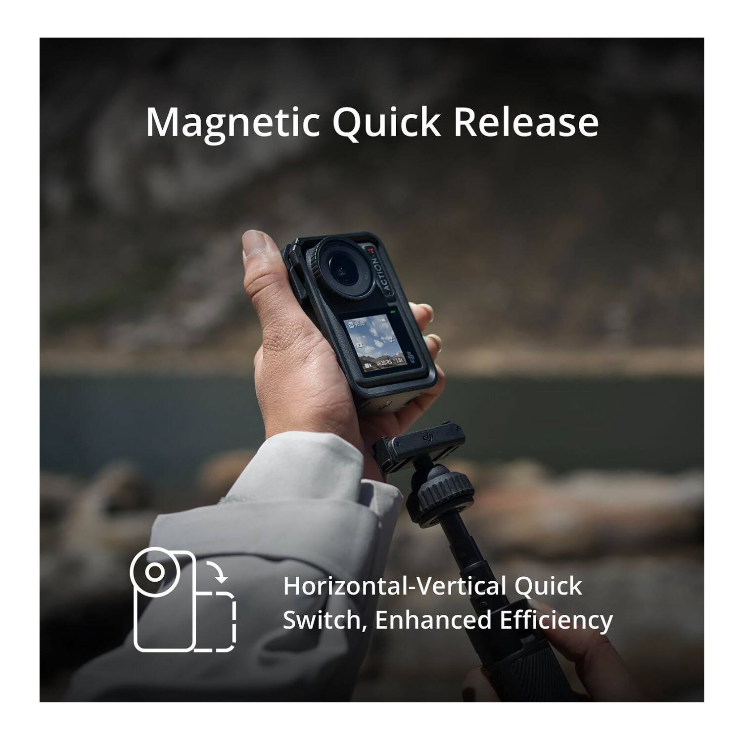 Magnetic Quick Release

ACTION

AKOURS 1.8g

Horizontal-Vertical Quick Switch, Enhanced Efficiency