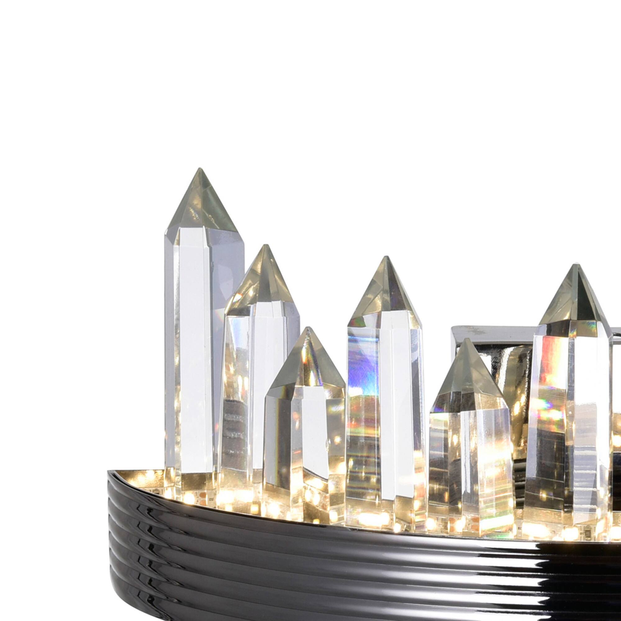 Alt View 1. CWI Lighting - Agassiz LED Sconce With Polished Nickel Finish - Polished Nickel.