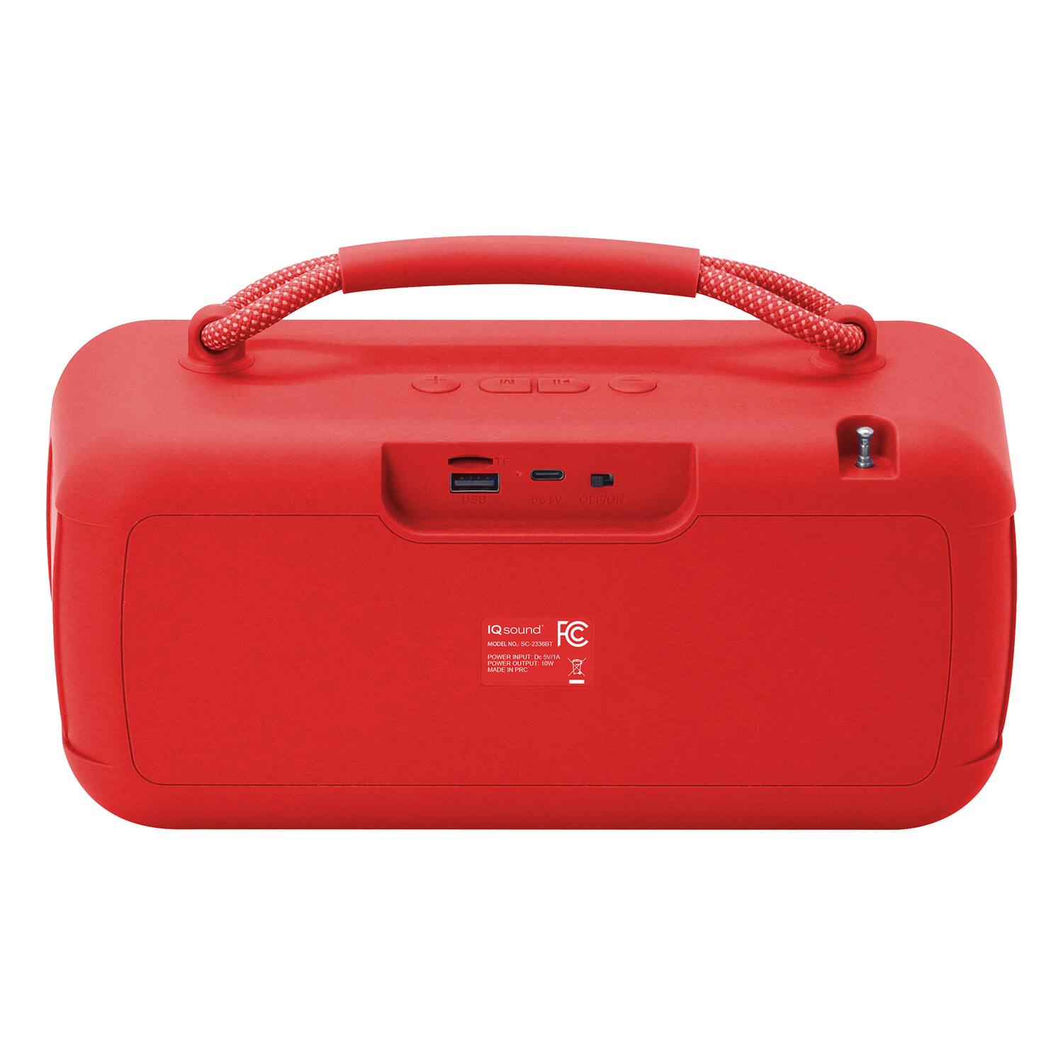IQ sound  
MODEL NO. SC-100  
POWER INPUT: 100-240V 50/60Hz  
MADE IN PRC  

TF d | USI 00S OFFION  
FC