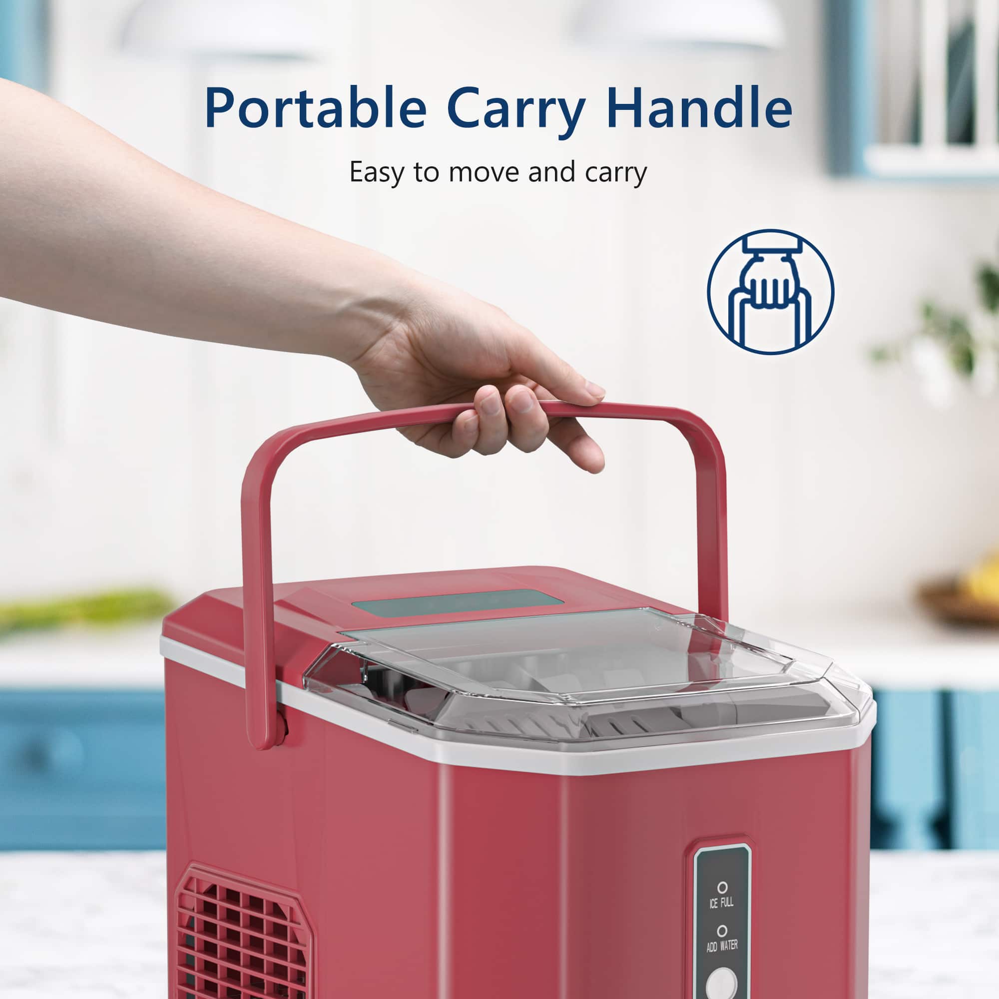 Portable Carry Handle
Easy to move and carry
CE FILL aC EE
