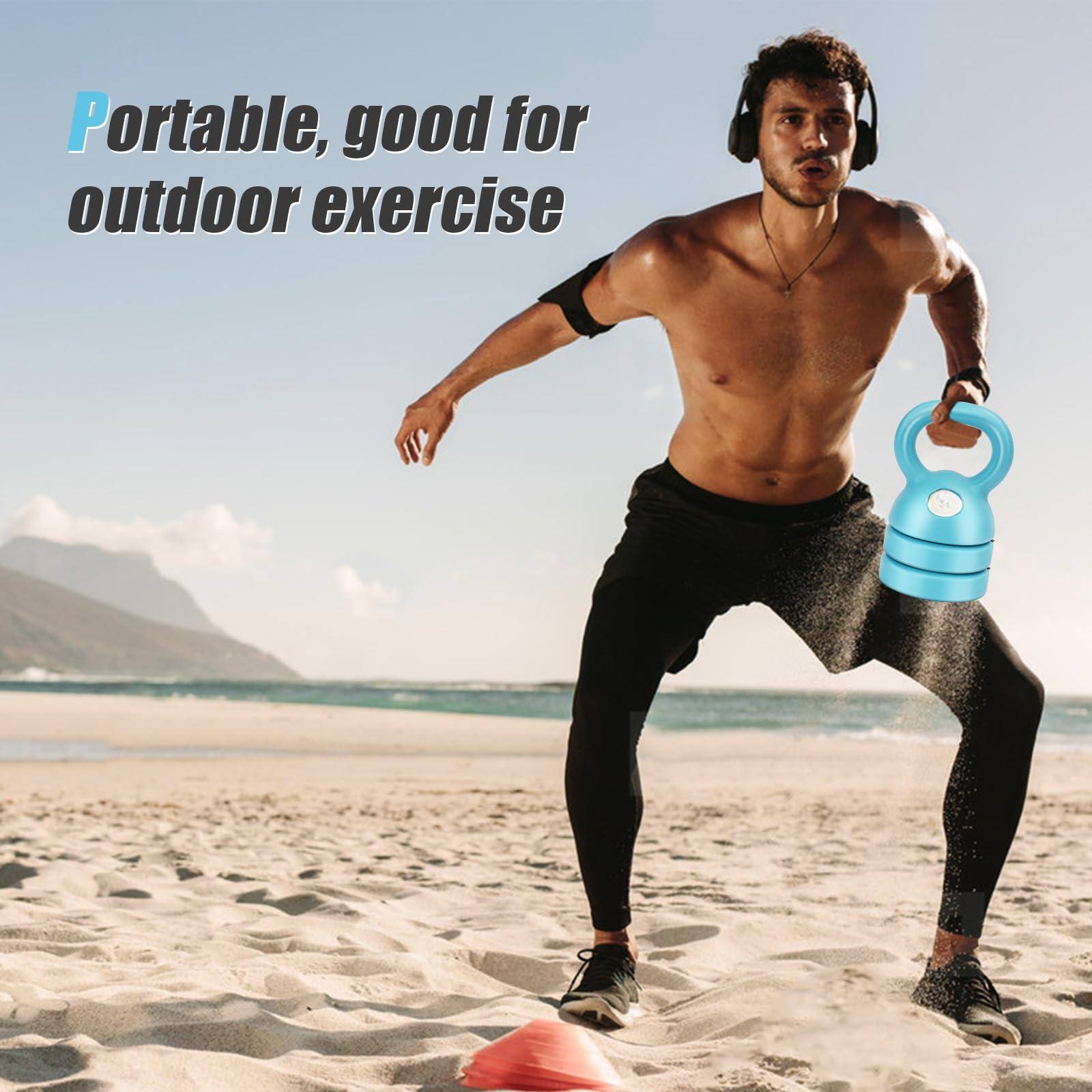 Portable, good for outdoor exercise