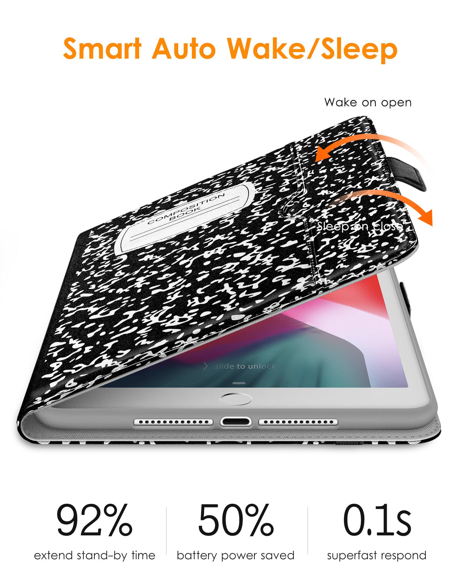 Smart Auto Wake/Sleep

- Wake on open
- Sleep on close

92% extend stand-by time

50% battery power saved

0.1s superfast respond