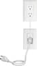Sanus - In-Wall Power Kit for TV Media In-Wall Box - White