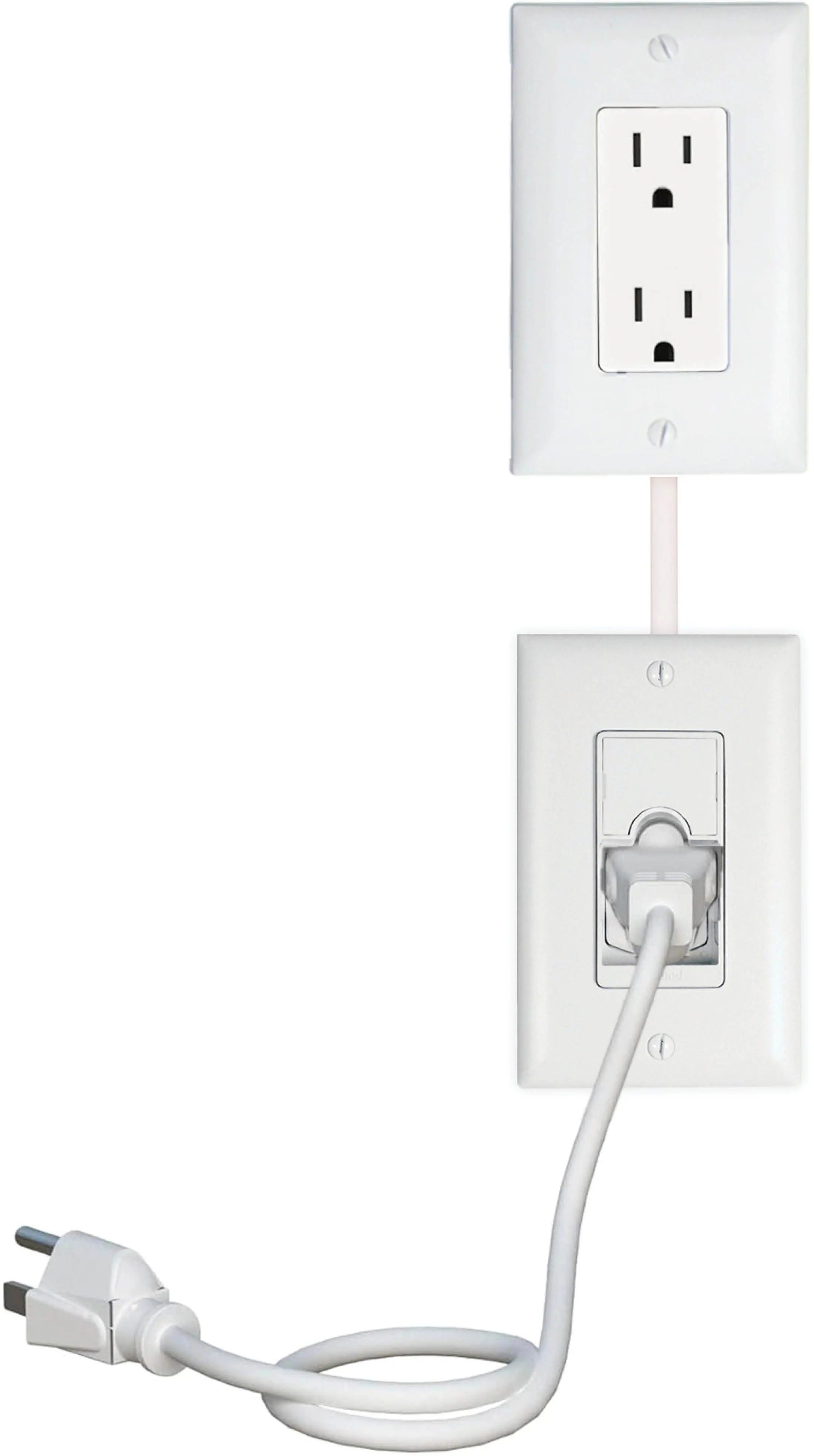 Sanus - In-Wall Power Kit for TV Media In-Wall Box - White