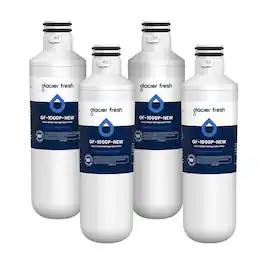 GLACIER FRESH - Water Filter LT1000PC Replacement for Refrigerator, Compatible with MDJ64844601, ADQ747935 Filter, 4 Packs