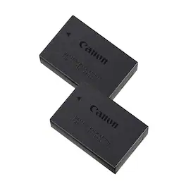 2x Genuine Canon LP-E17 Battery for Canon EOS Rebel SL3, T7i, T6i, T6s, SL2, EOS RP, M6, M6 Mark II, M5, M3, 77D
