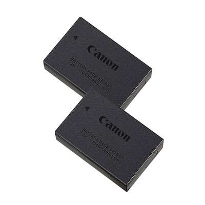 2x Genuine Canon LP E17 Battery for Canon EOS Rebel SL3, T7i, T6i 2x Genuine Canon LP E17 Battery for Canon EOS Rebel SL3, T7i, T6i