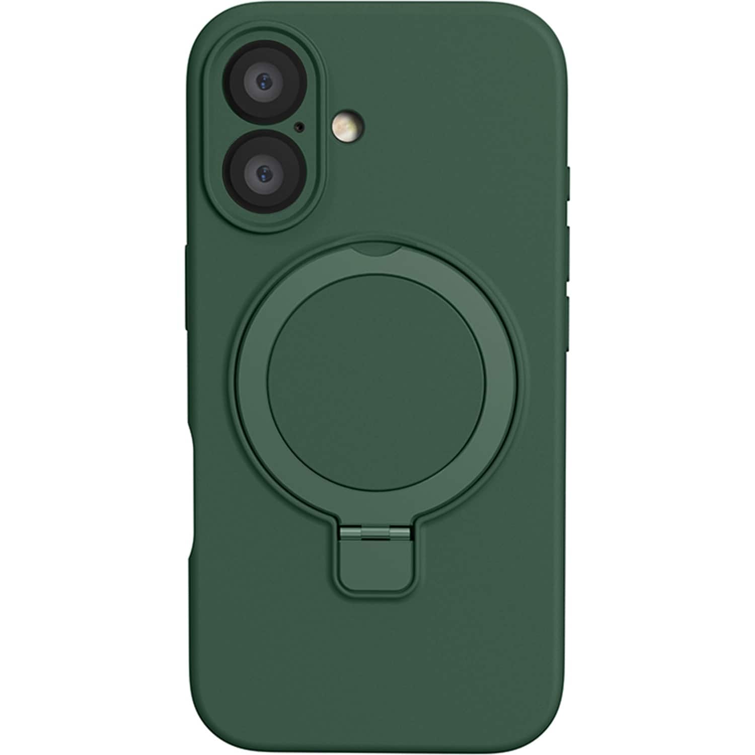 Front. SaharaCase - Venture Series Silicone Case with MagSafe for Apple iPhone 16 - Cactus Green.