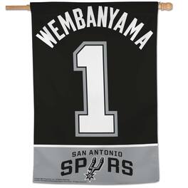 WinCraft - Victor Wembanyama San Antonio Spurs One-Sided 28'' x 40'' Vertical Banner - Multicolor