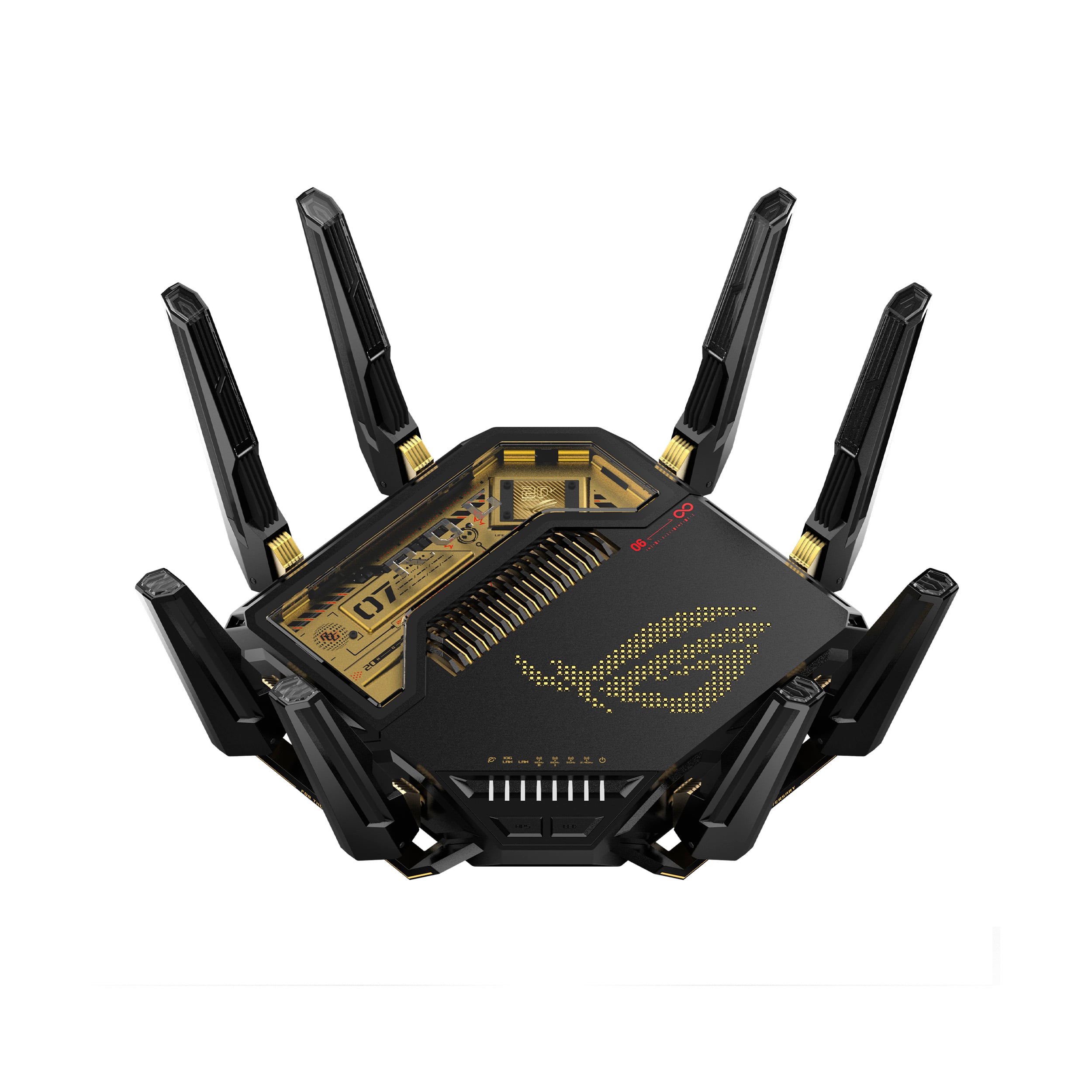 ASUS ROG Rapture GT 6 AX10000 Tri Band Mesh Wi Fi 6 Gaming Router