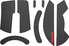 Front. Pulsar - Pulsar Supergrip Griptape Precut for Razer Deathadder V3 Pro - Black.