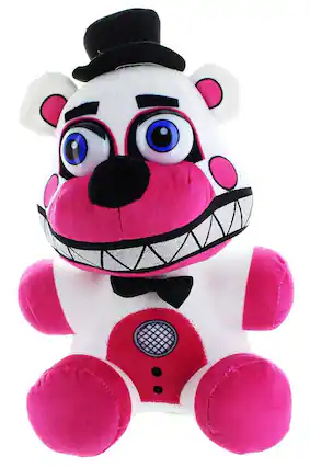 Front. Chucks Toys - Five Nights at Freddy's Sister Location 12" Plush: Funtime Freddy - Multi-Color.