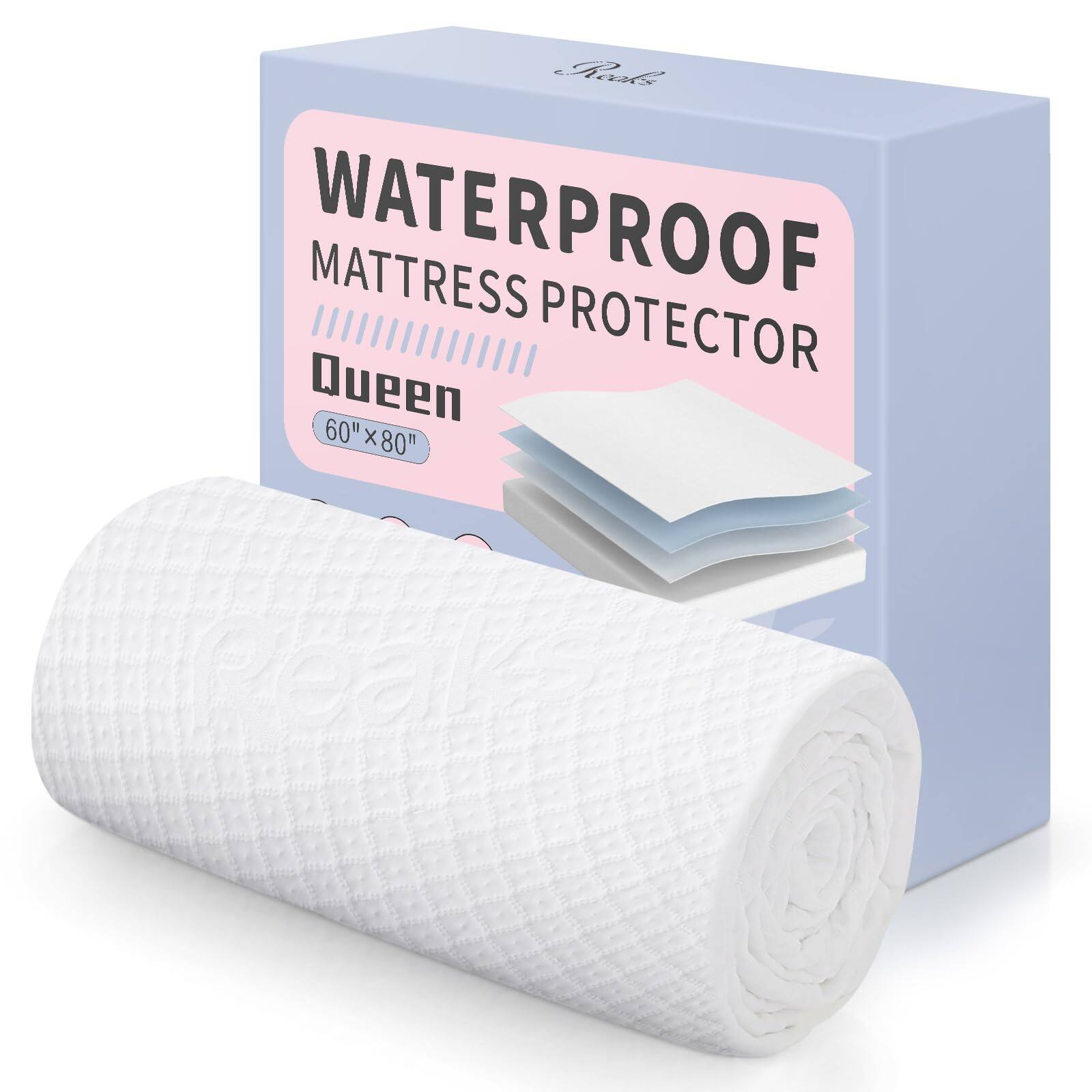 Koo C 1eas WATERPROOF MATTRESS PROTECTOR Queen 60" X80" X Reats

Corrected: Koo C 1eas WATERPROOF MATTRESS PROTECTOR Queen 60" x 80"