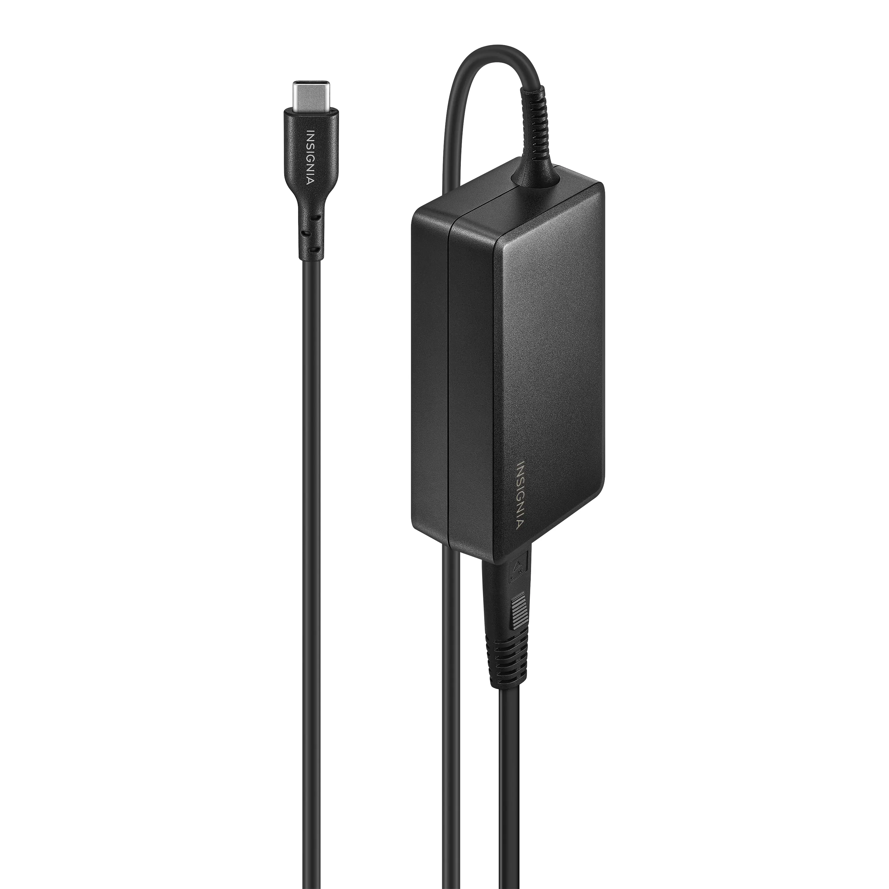 Insignia™ - 65W 4 ft. Laptop Power Adapter for USB-C Devices - Black