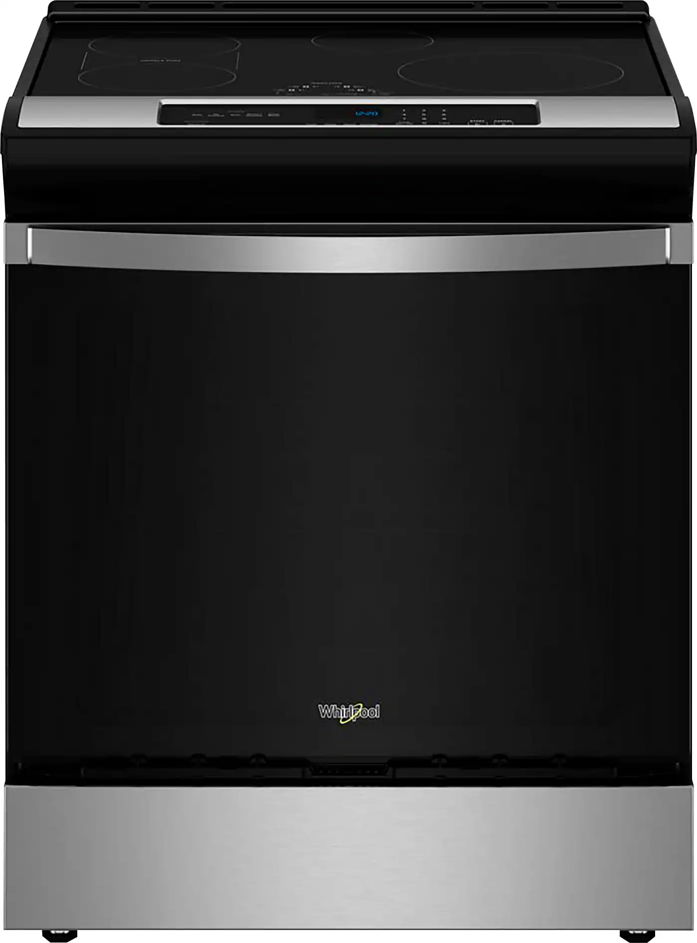 Whirlpool - 6.4 Cu. Ft. Slide-In Electric Induction Range with No Preheat Air Fry - Stainless Steel