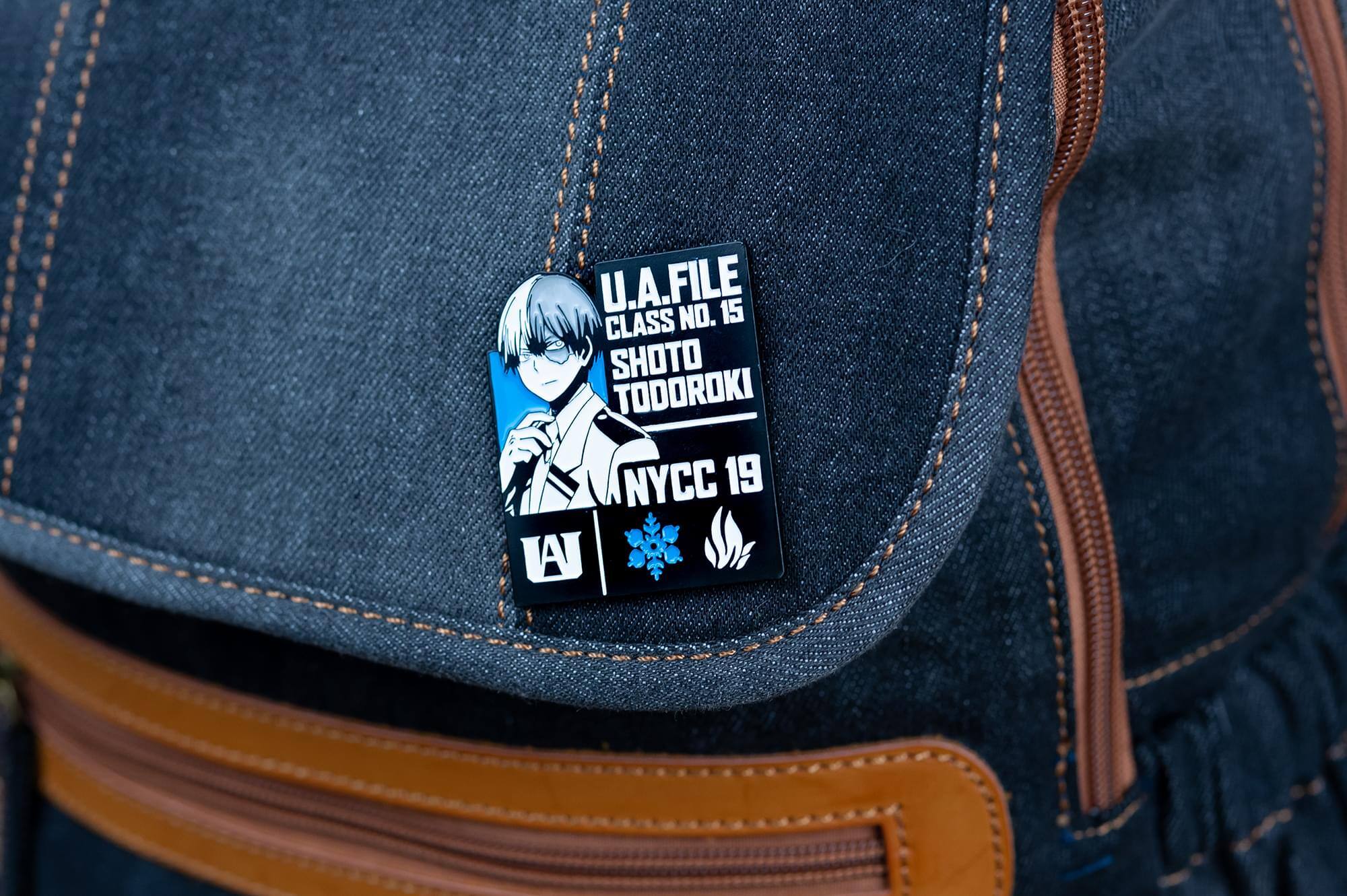 U.A. FILE  
CLASS NO. 15  
SHOTO TODOROKI  
NYCC 19