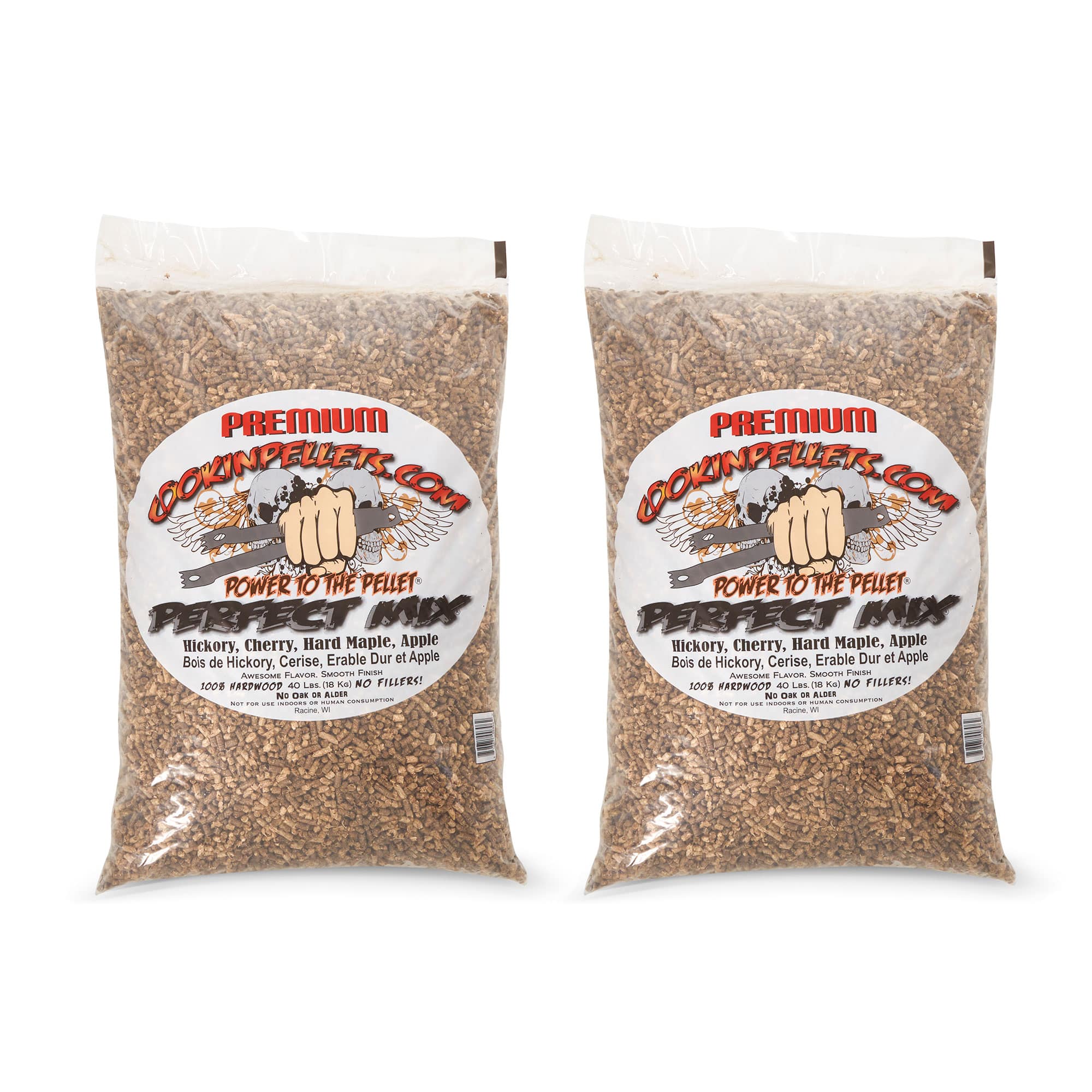 CookinPellets - 40 Lb Mix Hickory, Cherry, Maple, and Apple Wood Pellets (2 Pack) price history on PriceWatchPro