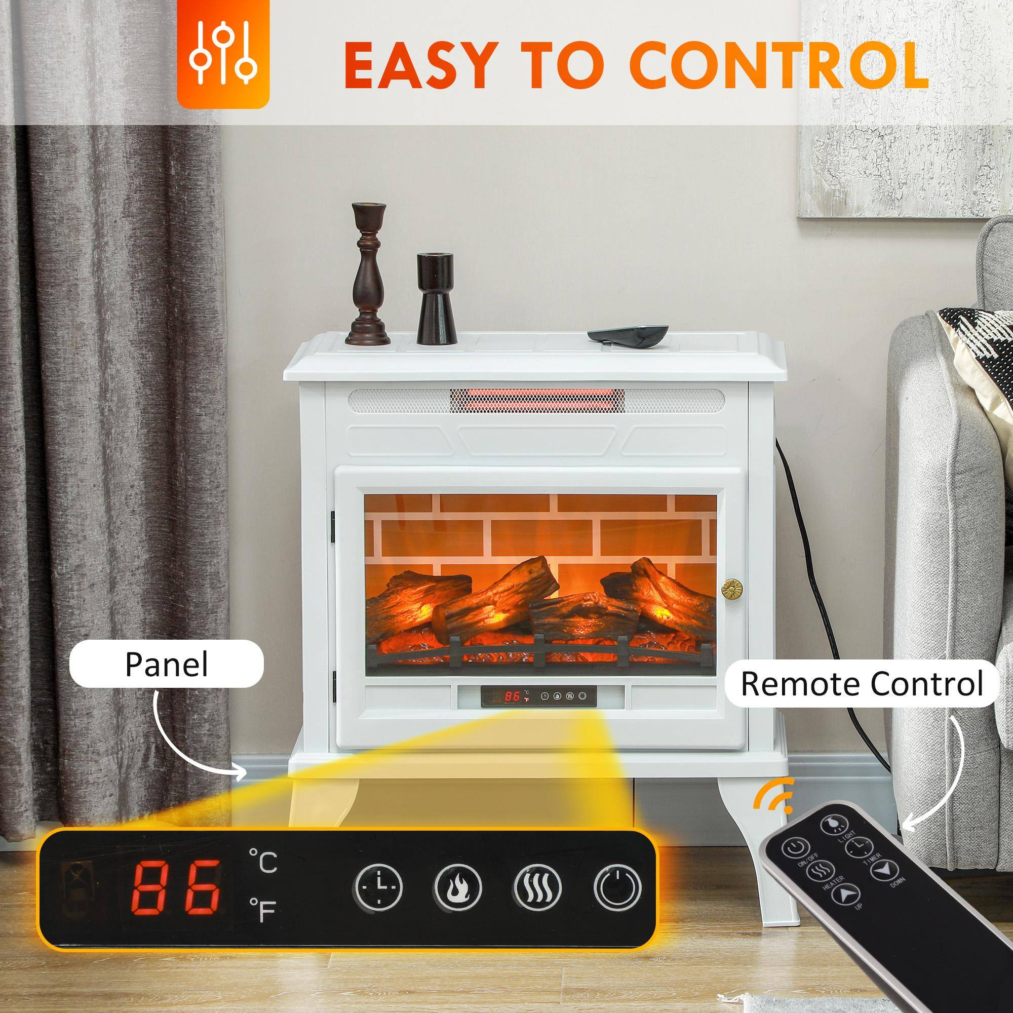 EASY TO CONTROL

Panel

Remote Control

86°C 86°F