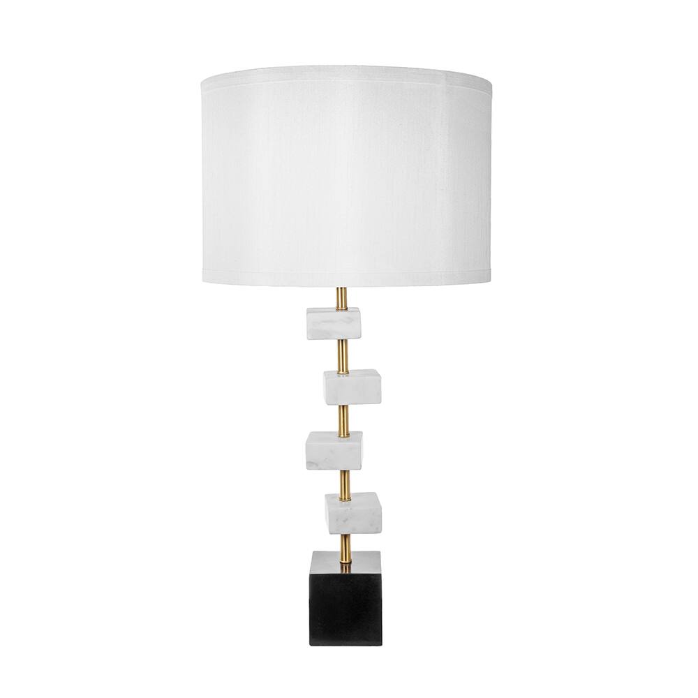 Angle. Dexmalle - Dexmalle-Marble Table Lamp-Black White.