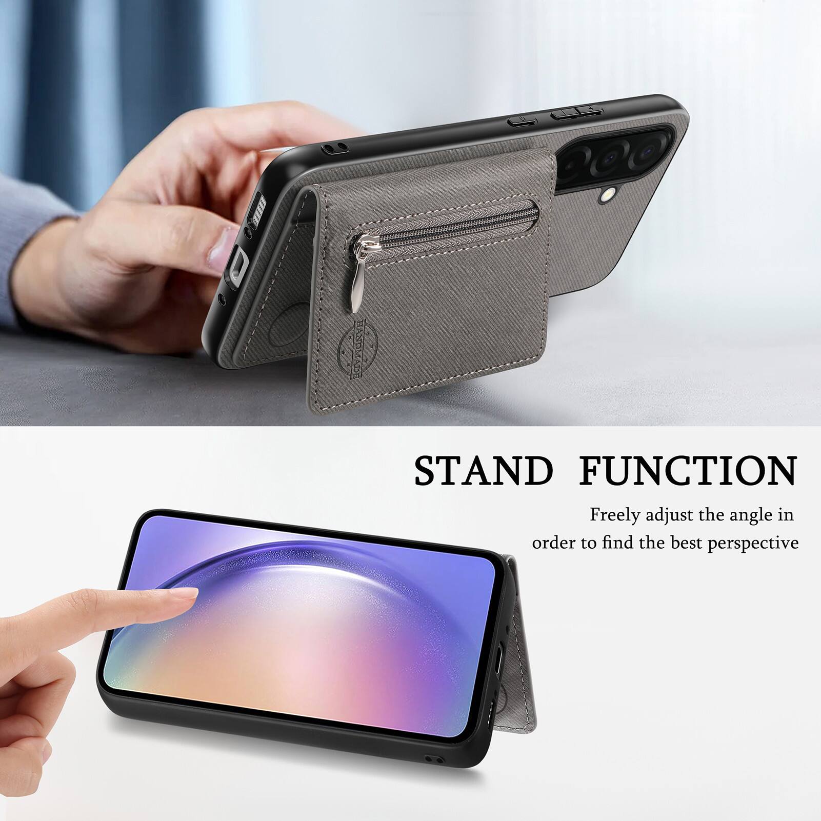 STAND FUNCTION  
Freely adjust the angle in order to find the best perspective