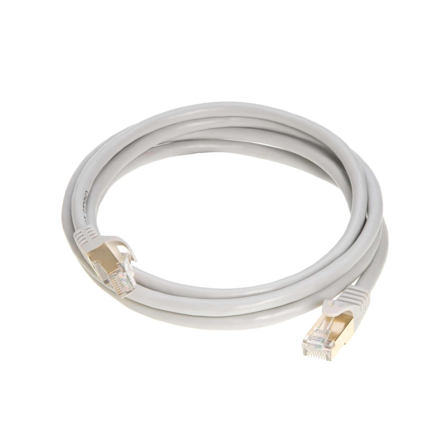 Back. Cables Direct Online - Cat7 S/FTP Copper Ethernet Cable 10Gbps 600MHz Shielded RJ45 LAN Patch Cord for Gaming, Streaming & Networking, 75ft - Gray.