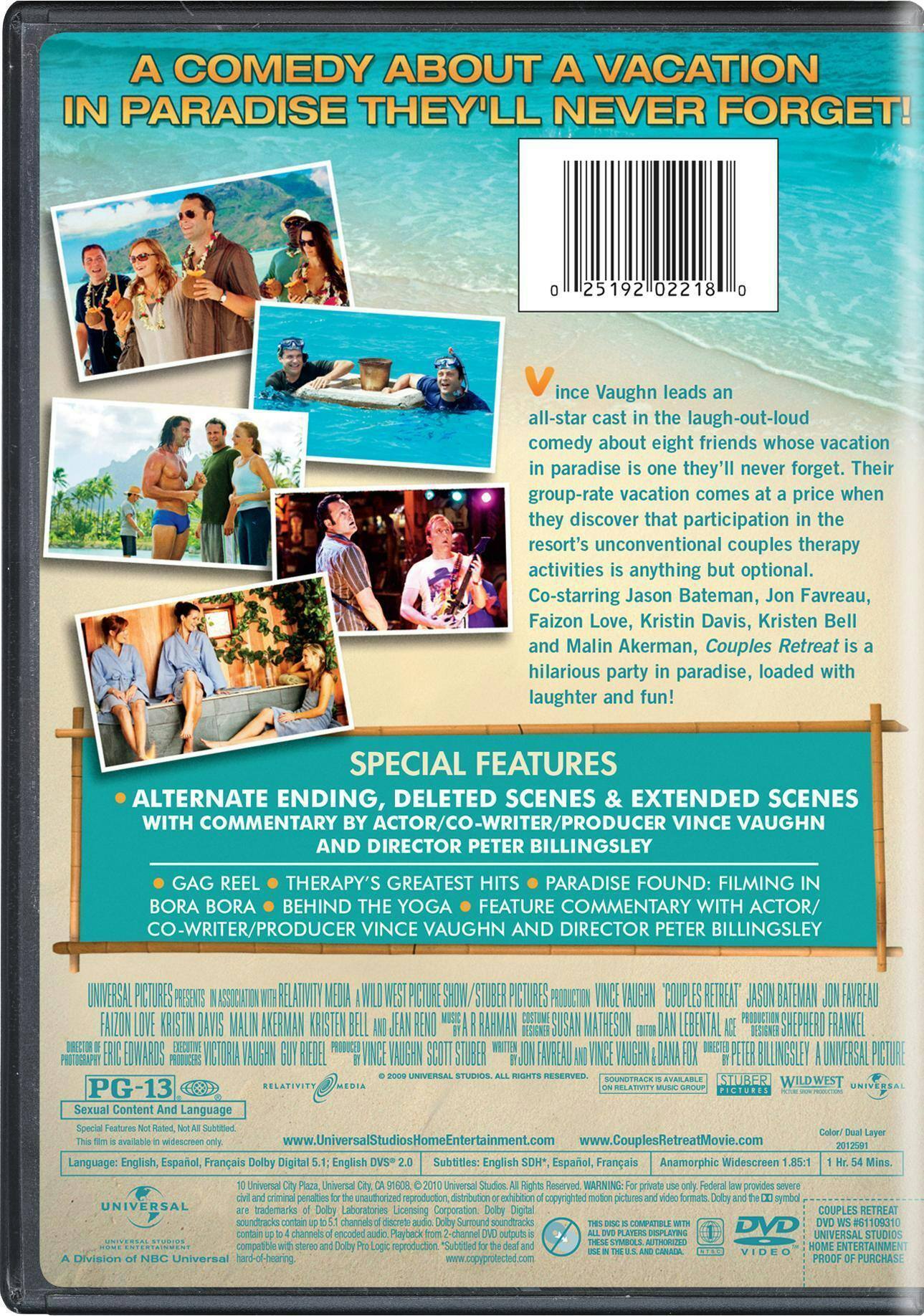 Angle. Couples Retreat (DVD Widescreen) [DVD].
