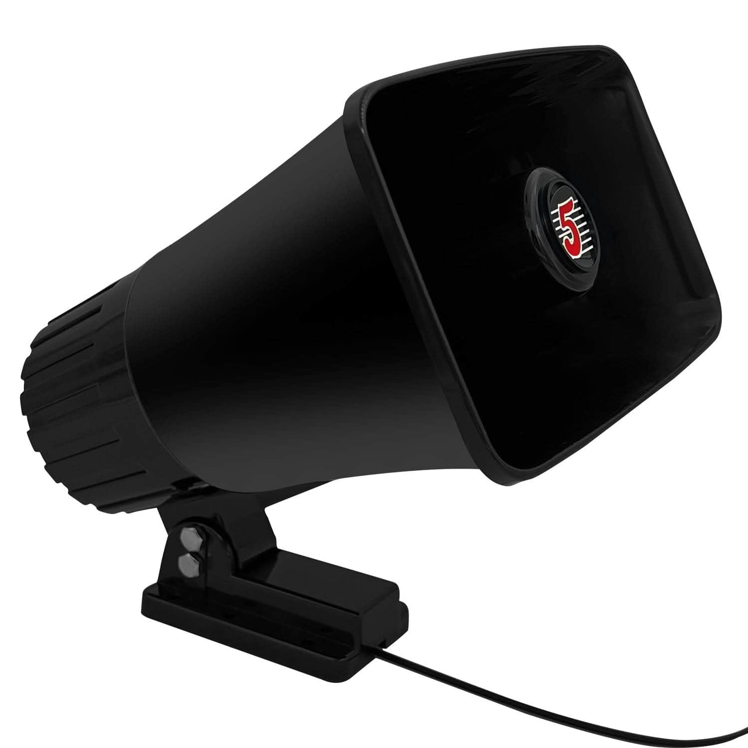 5 CORE - PA Horn Speaker 8 Inch 65W Bull Horn Loud Audio System - Black